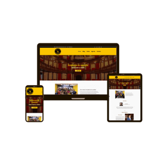 Site AcademiaDaComedia responsivo